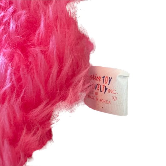 Vintage Superior Toy and Novelty Kitsch Carnival Prize Pink Bear - Picture 4 of 7